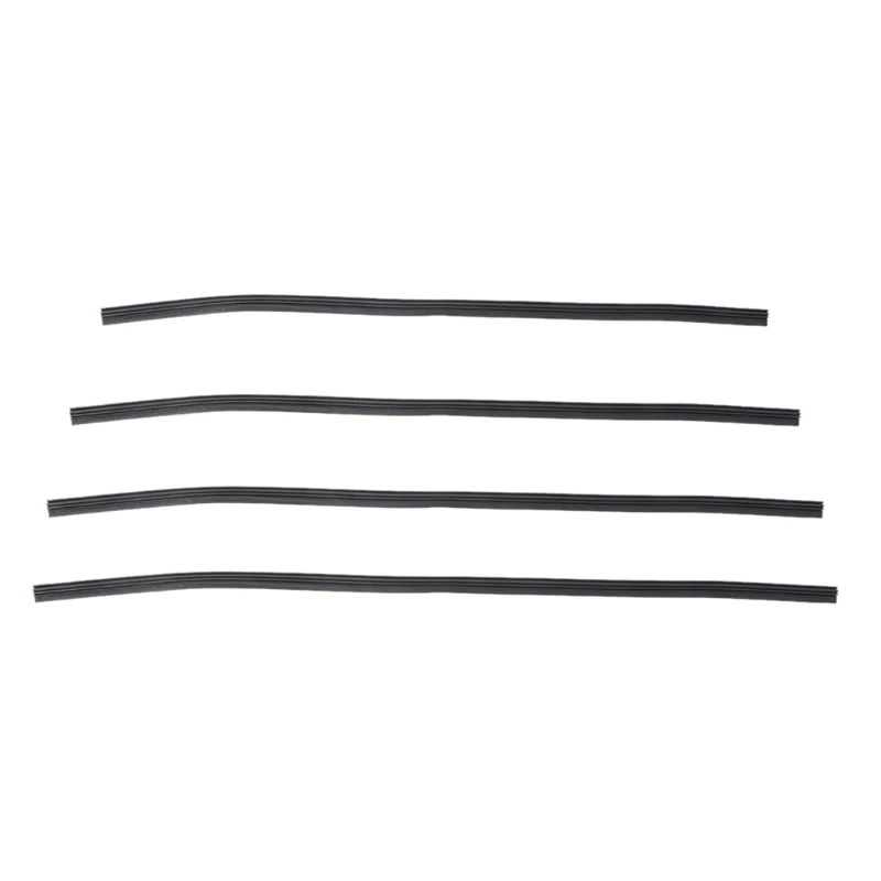 Universal Refill Rubber 6mm Frameless Wiper Blade Replace Black Rubber