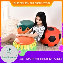 Модный детский табурет с героями мультфильмов, кожаная скамейка, малая скамья, диван, скамейка, пирсинг, модная обувь, низкая скамейка