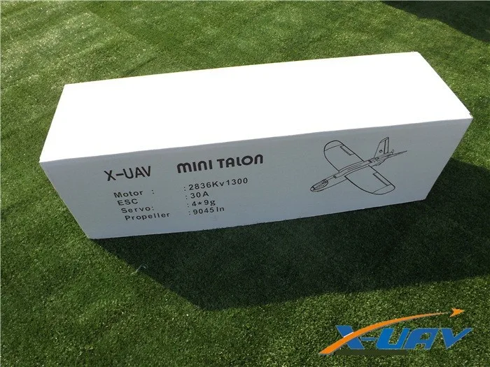 X-uav Mini Talon EPO 1300 мм размах крыльев V-tail FPV RC модель самолета комплект