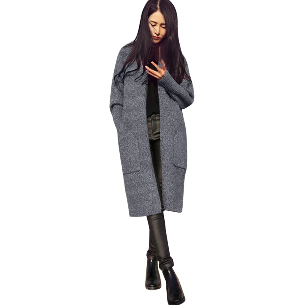 

Fashion christmas sweater Women Long Sleeve Oversized Loose Knitted Cardigan Sweater Coat pullover women clothing
