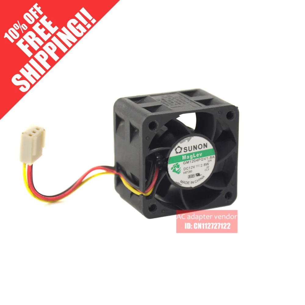 

Sunon fan mute GM1204PQB1-8A 1U2U server 4028 12V 2,6 W 3 линии