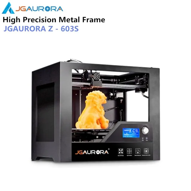 Special Offers JGAURORA Z-603S 3D Printer Full Metal Frame with Heated Bed High Precision 280*180*180mm (11*7.1*7.1in) Build Size 3d Printing Special Offers JGAURORA Z-603S 3D Printer Full Metal Frame with Heated Bed High Precision 280*180*180mm (11*7.1*7.1in) Build Size 3d Printing