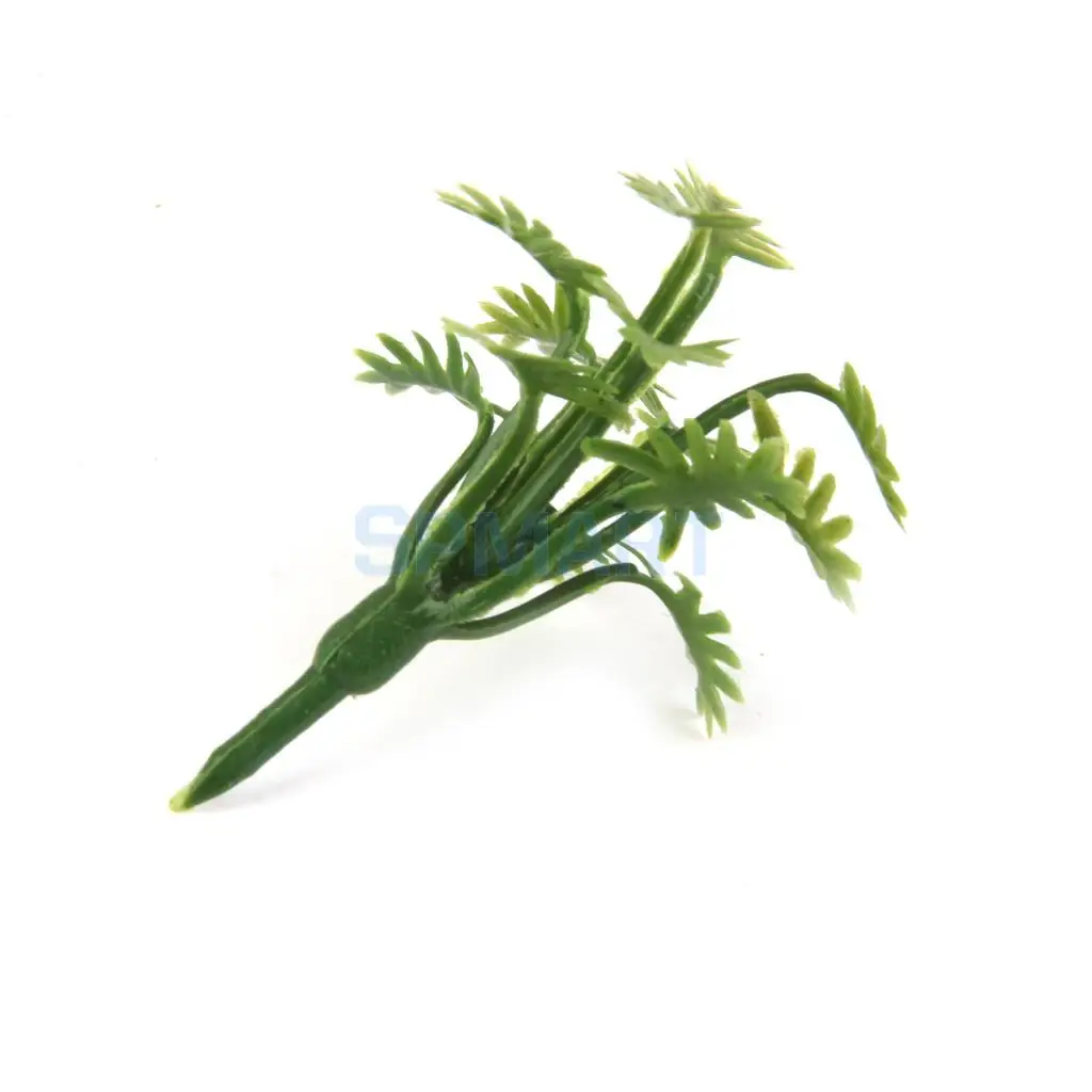 100Pcs Plastic Painted Green Ground Grass Tree Model DIY Landscape Railway Wargame Park Diorama Scenery 1/32-1/42