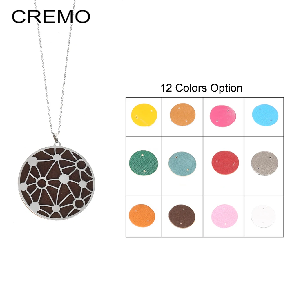 Ожерелье из нержавеющей цепочки Cremo с круглой звездой ожерелье со сменной