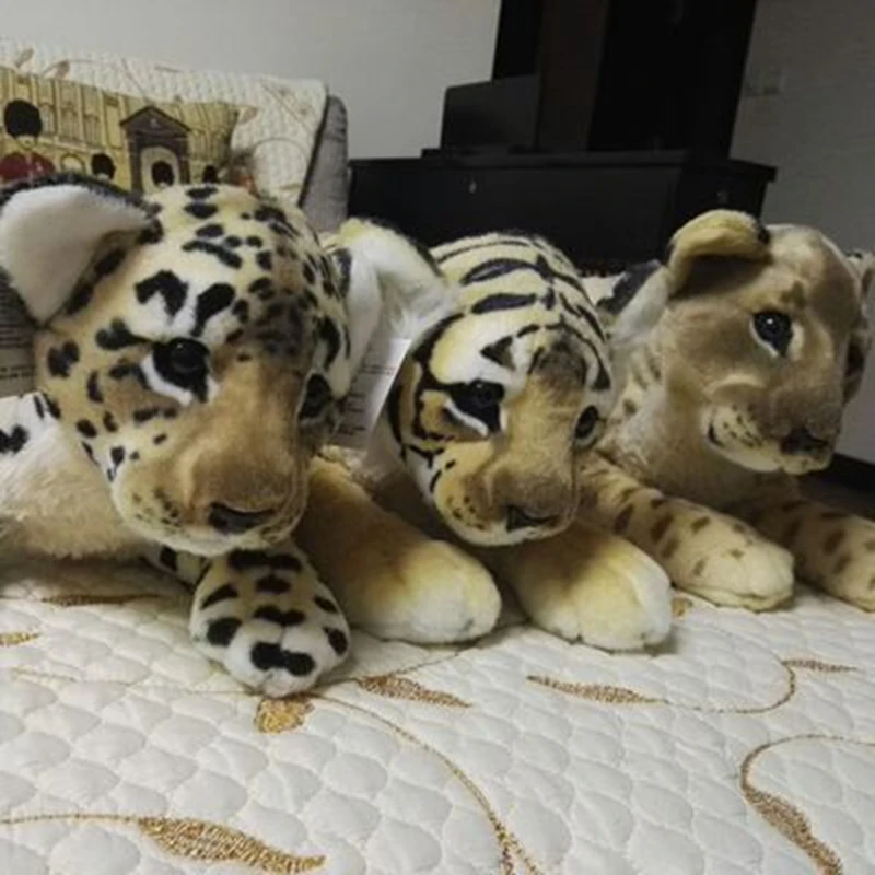 Dorimytrader мягкие животные тигр, плюшевые игрушки подушка Имитация животных ребенок Тигр Леопард кукла игрушки Juguete для детей