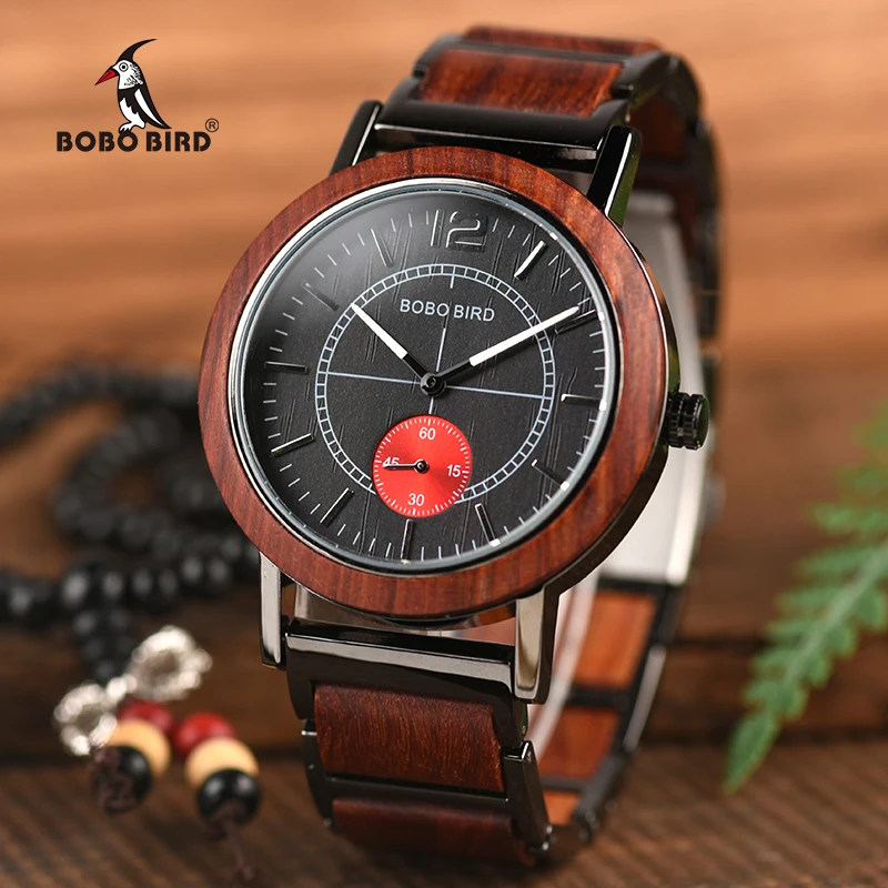 Reloj hombre BOBO BIRD женские часы деревянный браслет натуральное дерево, ручная работа женские часы наручные часы идея подарки