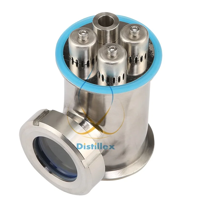 US $50.00 Clamp 3 76mm OD91mm SS304 Bubble Plates Section With SS304 Bubble Plate For Distillation