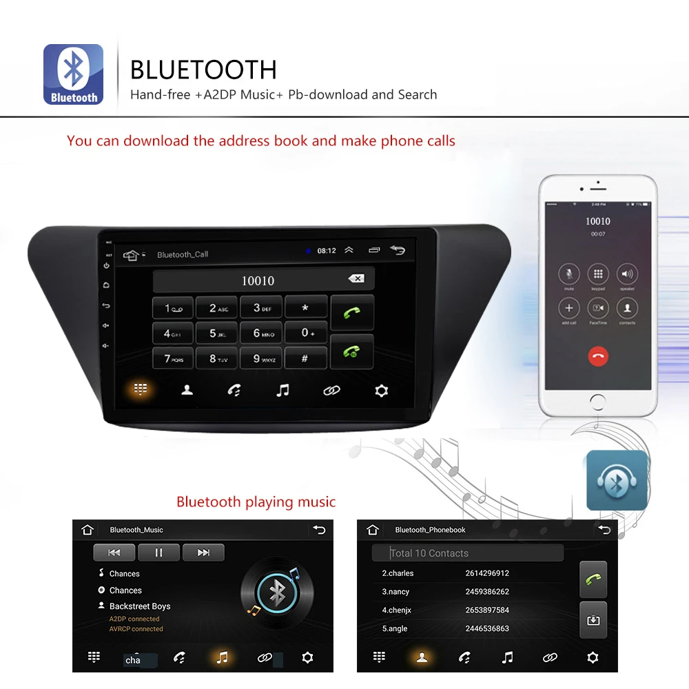 Android 8,1 Автомобильный мультимедийный радио плеер для Lifan X50 с dvd стерео видео плеер поддерживает Bluetooth несколько карт приложение