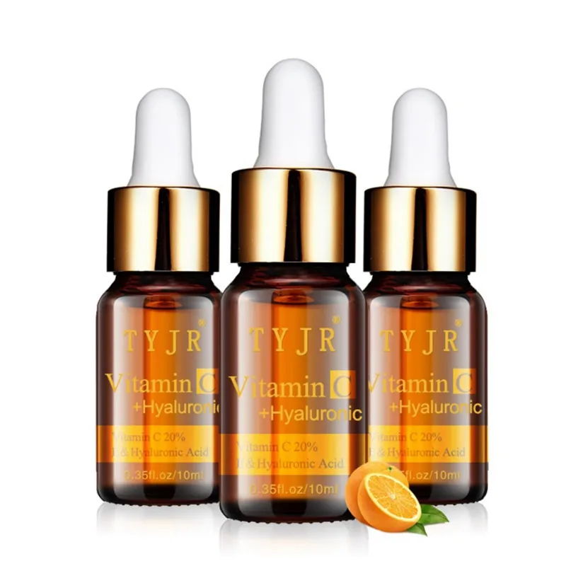TYJR Pure Vitamin C Serum Liquid Freckle Removal Acne Scars Hyaluronic Acid Anti-wrinkle Vc Face Serum Fade Dark Circles TYJR Pure Vitamin C Serum Liquid Freckle Removal Acne Scars Hyaluronic Acid Anti-wrinkle Vc Face Serum Fade Dark Circles