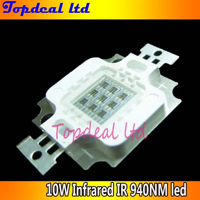 High Quality infrared 10W IR 940nm Infra red High Power LED Diodes Chip