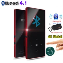 BENJIE K8 Ультратонкий Bluetooth MP4 плеер Сенсорная Кнопка 8 Гб музыкальный плеер 1,8 дюймов цветной экран без потерь HiFi Звук с fm-радио