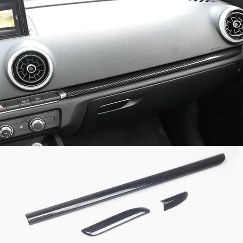 Center Console Dashboard Trim Strips ABS Car Door Decoration Cover