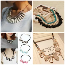 Горячая Распродажа Женская модная Очаровательная Ювелирная подвеска с цепочкой Кристальное колье массивное ожерелье# DQlyt