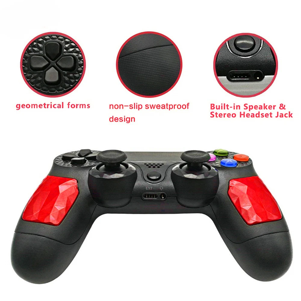 Рекомендуемый контроллер беспроводной геймпад двойной Shock4 джойстик для sony Playstation 4/PS4 Pro/PS4 Slim с 3,5 мм затычка разъема для гарнитуры