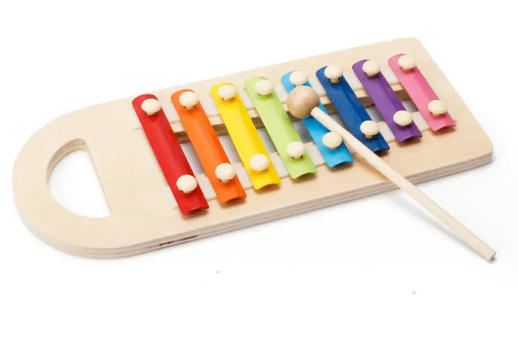 Educativos de Madeira do Bebê Clássico das Crianças de Treinamento Música Multifuncional Batendo Mesa Brinquedos Knock Precoce Fabricante Ruído Brinquedo 10 madeira do bebê knock clássico das crianças