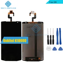For Oukitel K10000 LCD Display and TP Touch Screen Digitizer Assembly lcds +Tools 5.5″ Oukitel K10000 Android 6.0 Quad Core