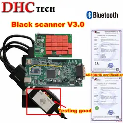 Черный чехол bluetooth v3.0 новый VCI OBDIICAT-CDP 2015 R3 с keygen/2016,00 для автомобилей/грузовиков автомобильные инструменты для диагностики OBD2 сканер