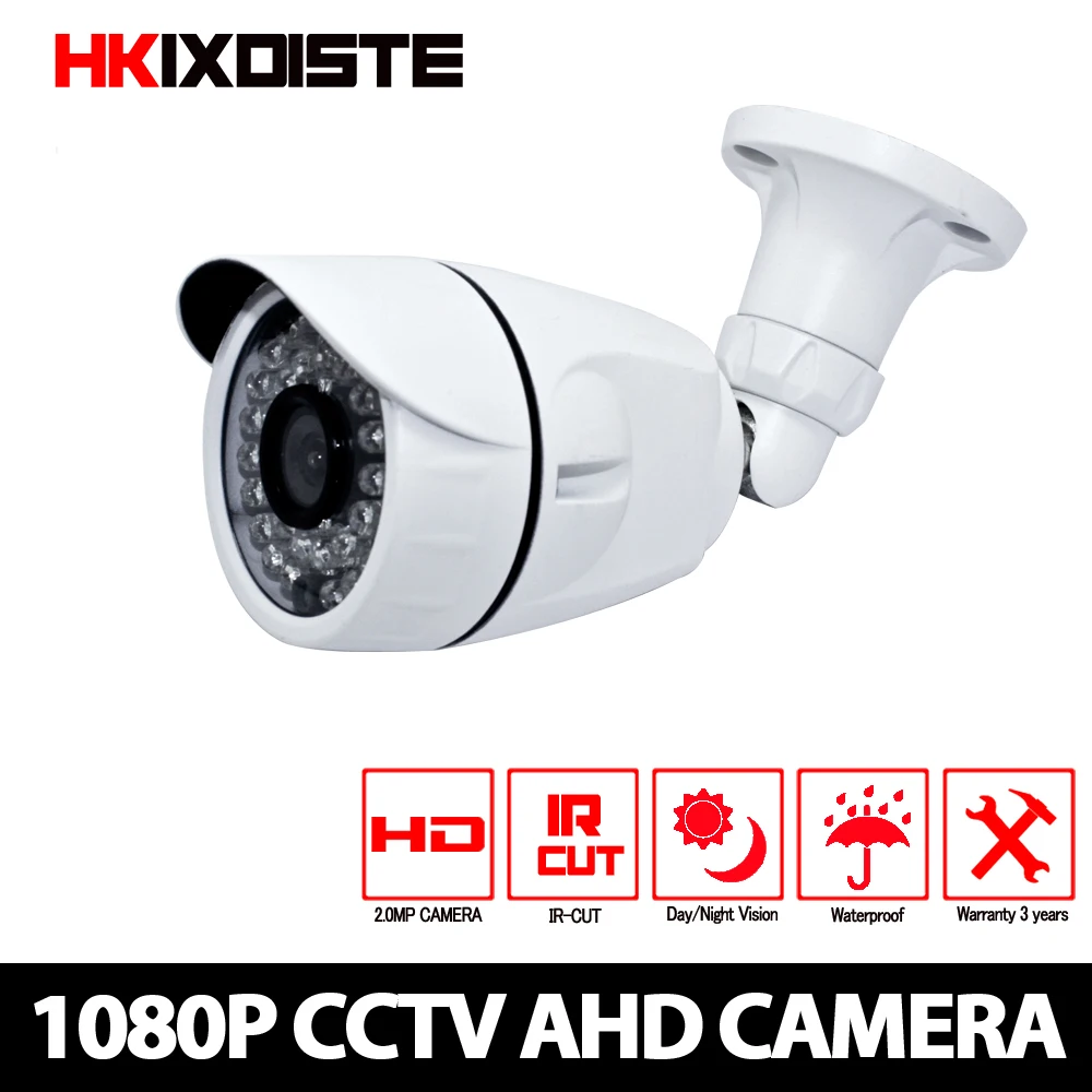  Home CCTV Camera CCD Sensor 3000TVL IR-Cut Filter AHD Camera 1080P Indoor / Outdoor Waterproof 1080 - 32788996272