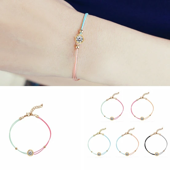 2017 Newest Fashion Hot Fluorescence Charming Paris Bracelets 2017 Newest Fashion Hot Fluorescence Charming Paris Bracelets Adjule Multilayer Leather Crystal Women Gift