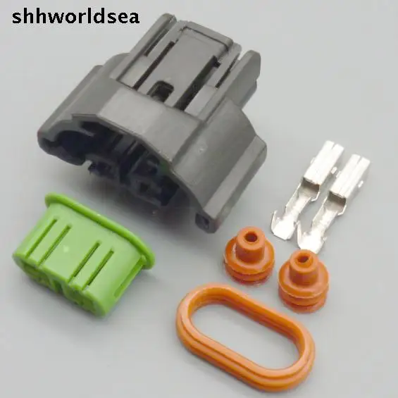 Shhworldsea 5/30/100 комплекты 2Pin Авто соеденитель, авто держатель лампы для H11, M6 противотуманных фар для Toyota, Mazda, Honda и т. д