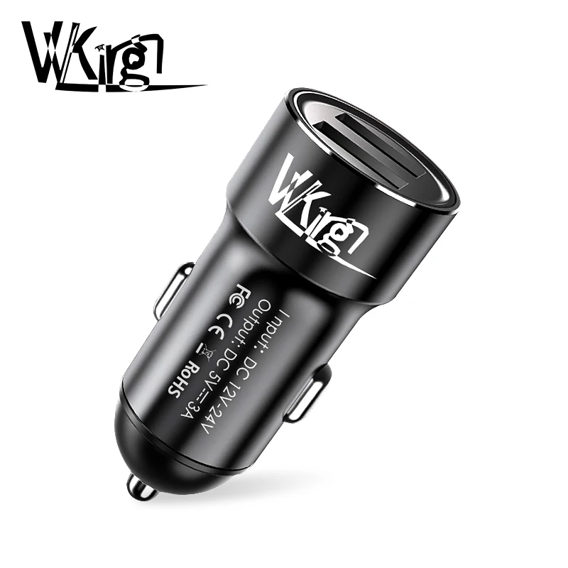 VVKing Car Charger 5V 3.0A Max Dual USB Fast Charging For