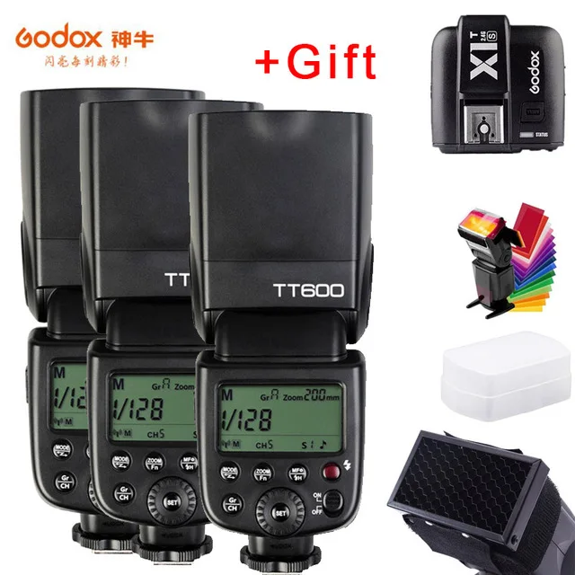 Godox TT600s Camera Flash Speedlite 2.4G Wireless Master Slave X1T-S Trigger HSS TTL for Sony a6000