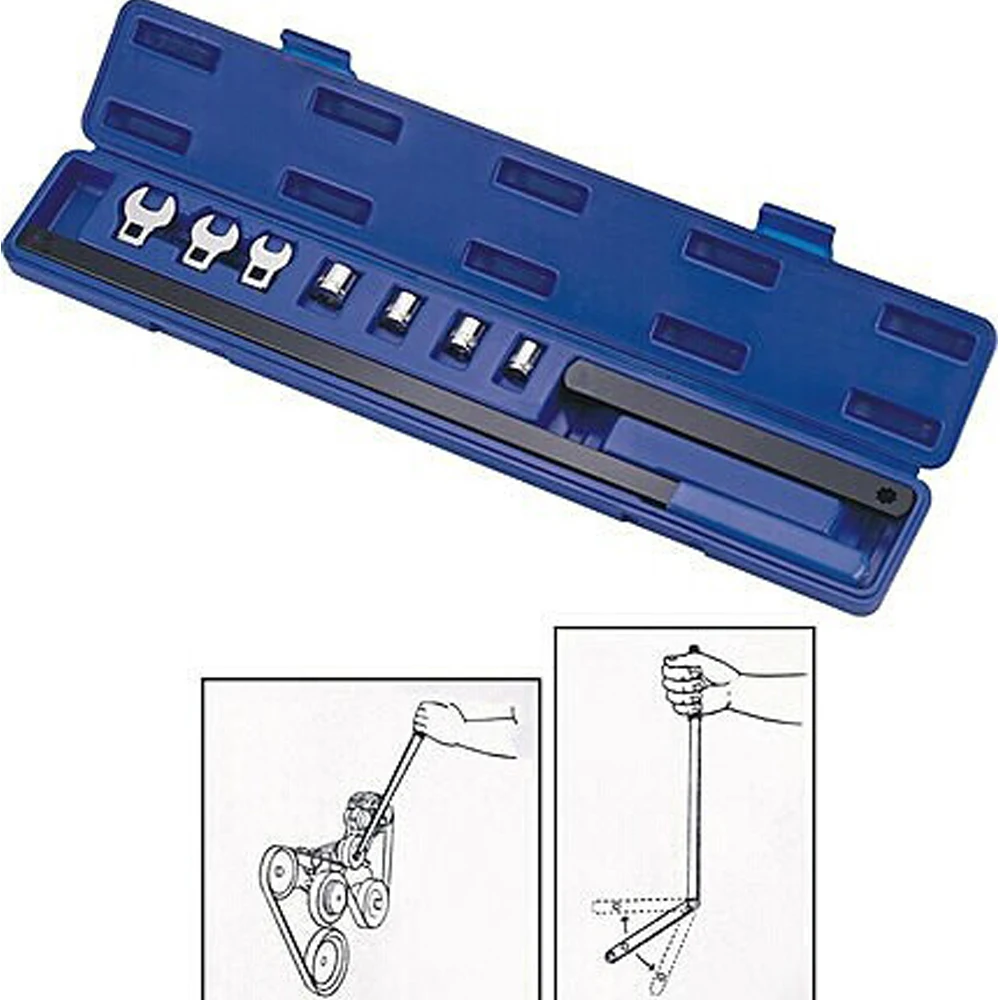 Serpentine belt tool Idler belt adjustment wrench set kit