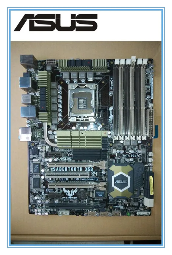 

ASUS SaberTooth X58 original motherboard LGA 1366 DDR3 for Core i7 Extreme/Core i7 24GB Desktop motherboard Free shipping