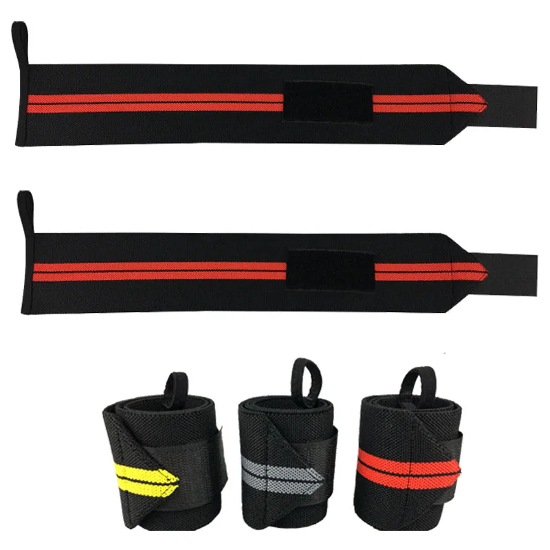 1 пара/2 шт регулируемый браслет эластичные бинты для запястья повязки для тяжелой атлетики Powerlifting дышащие нарукавные повязки 3 цвета