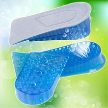 4 см сотовые дышащие Гелеобразные напяточники поднимает рост стельки для увеличения обуви Вставки колодки поднимают FM0807