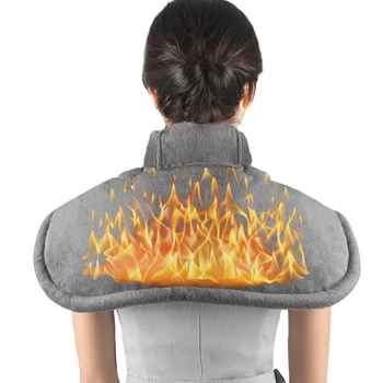 

Electric Warm Shoulder Heating Brace Support Neck Pad Cervical Physical Therapy Spine For Back Posture Corrector