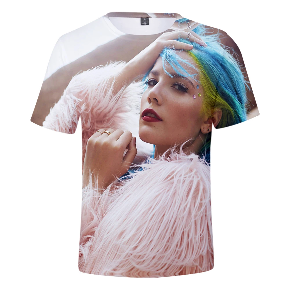 

Halsey 3D Printed Family Matching T-shirts Fashion Summer Short Sleeve Tshirts 2019 Hot Sale Casual Trendy Streetwear T shirt