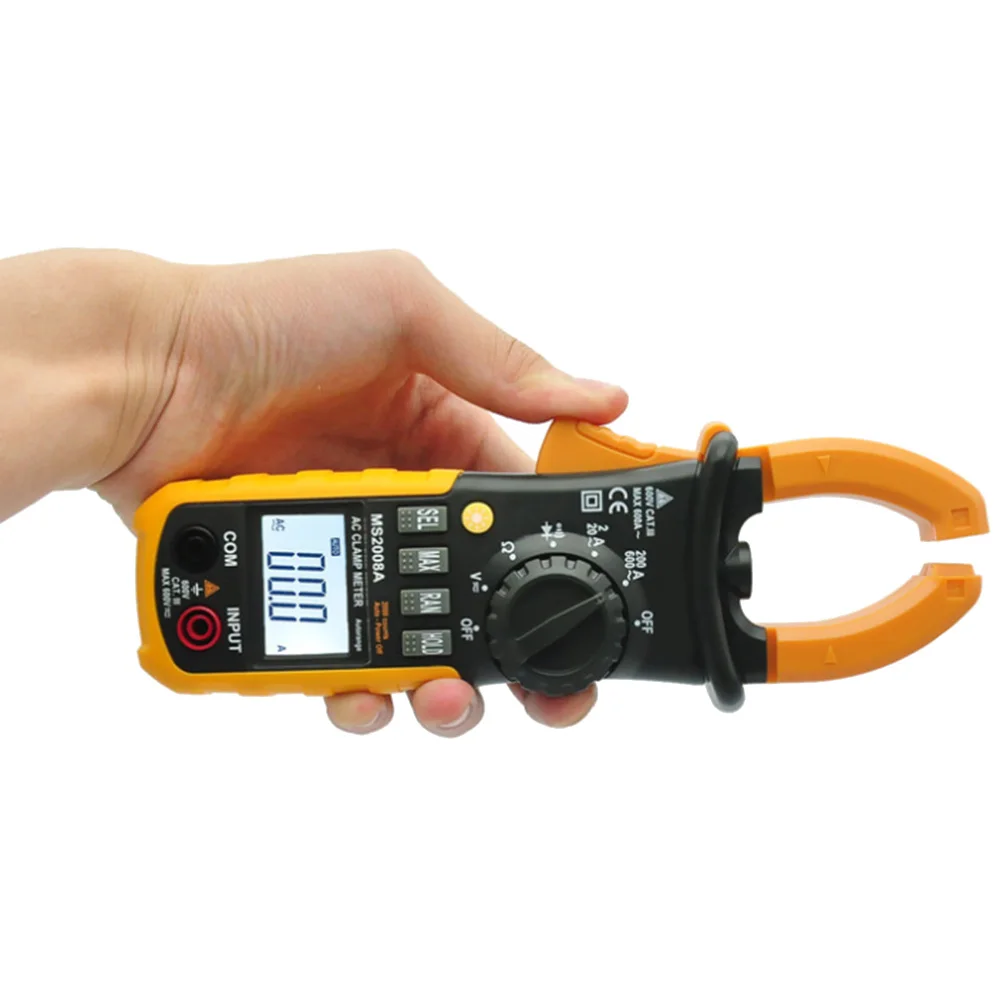 

Useful Digital Multimeter 400A AC/DC Current Clamp Meter MS2008A PLUS Capacitance Frequency Tester Induction Voltage Alarm