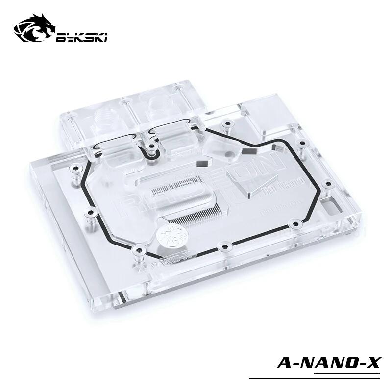 

Bykski Water Block use for AMD RADEON R9 Nano Public Version Radiator Full Cover Graphics Card Copper Radiator Block RGB