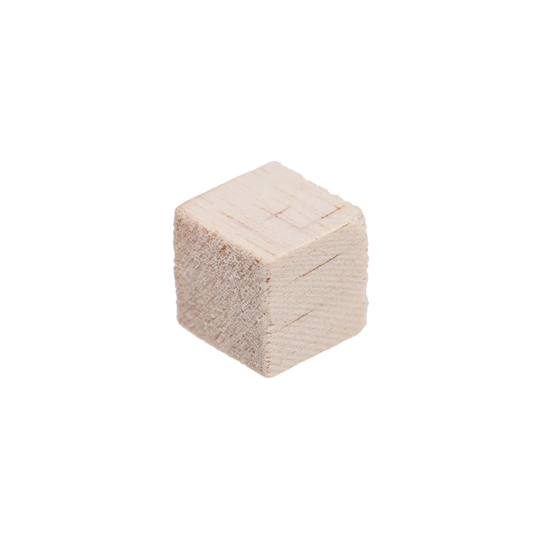 Новые 10 мм/20 мм деревянные квадратные блоки мини кубики для украшения для работы по дереву DIY