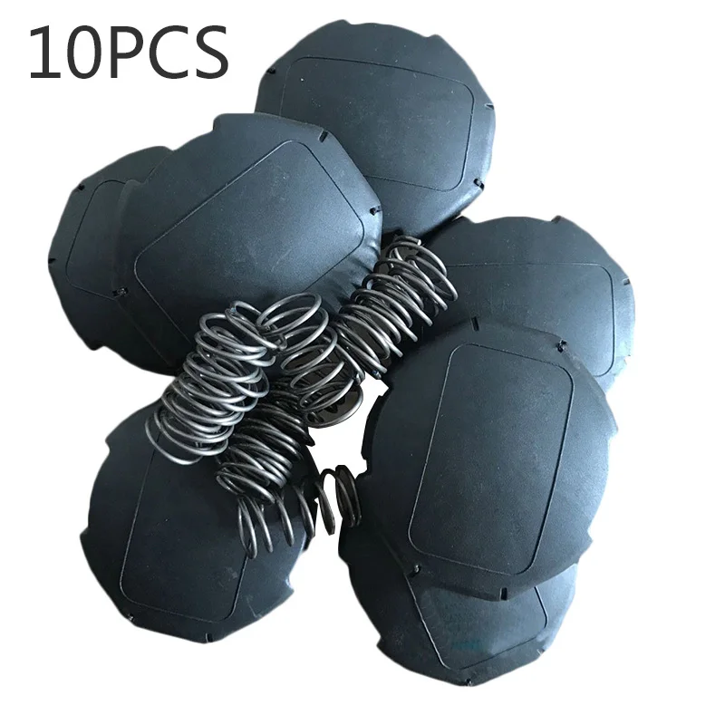 

10*Trimmer Head Covers 10*Springs High characteristic and durability Good working condition easy to install