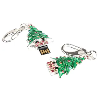 

Christmas Tree 16GB USB Flash Drives Memory Stick Storage Key Pen U Disk 4.11