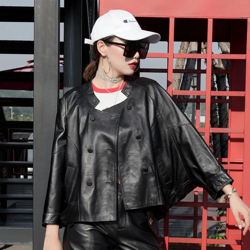 Leather Jacket Girls Sports Hats Leather Jacket Baseball Cap