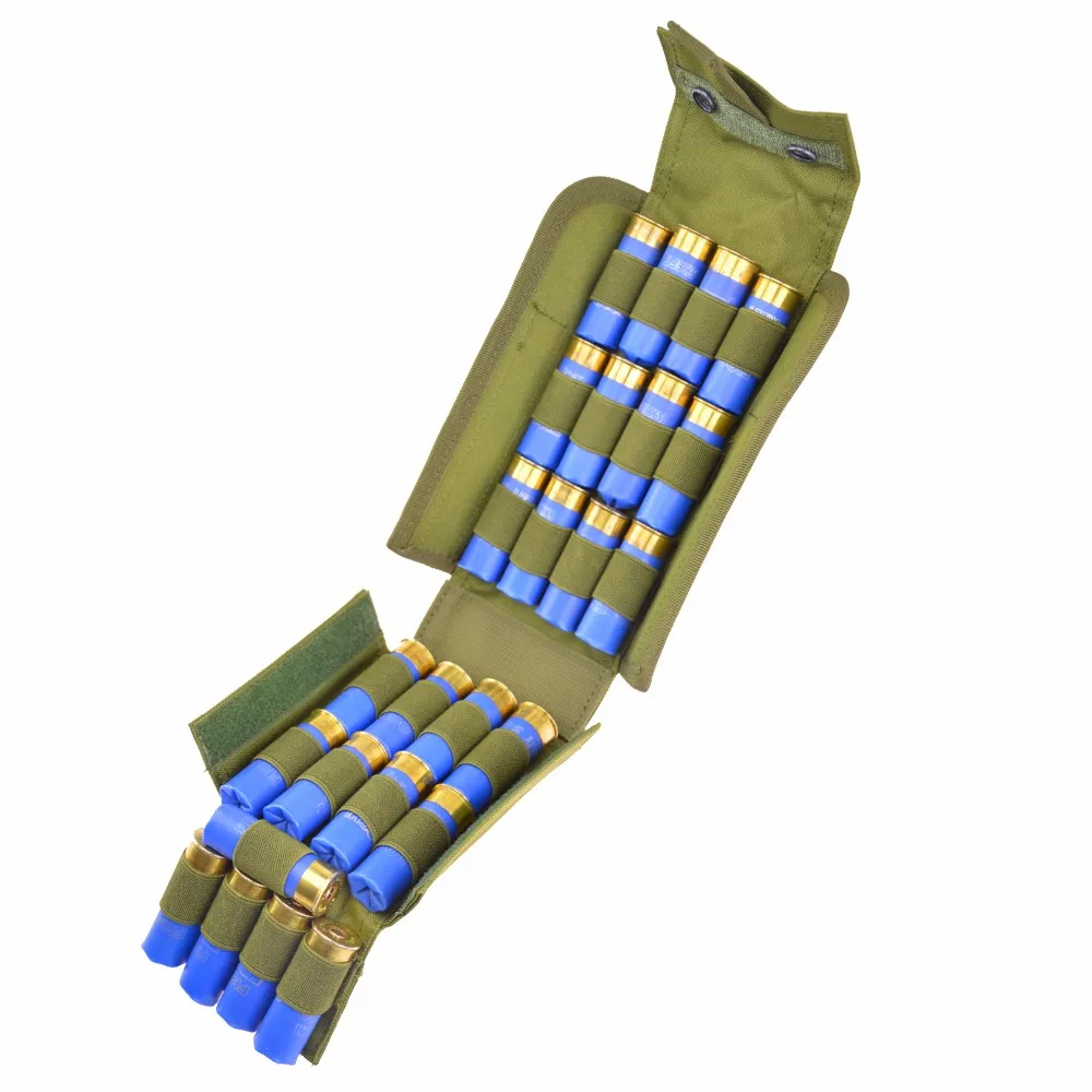Охотничьи сумки кобуры 25 круглый 12 калибровочных снарядов Reload Тактический Подсумок Molle PALS патроны коробка холст Пистолет Аксессуары
