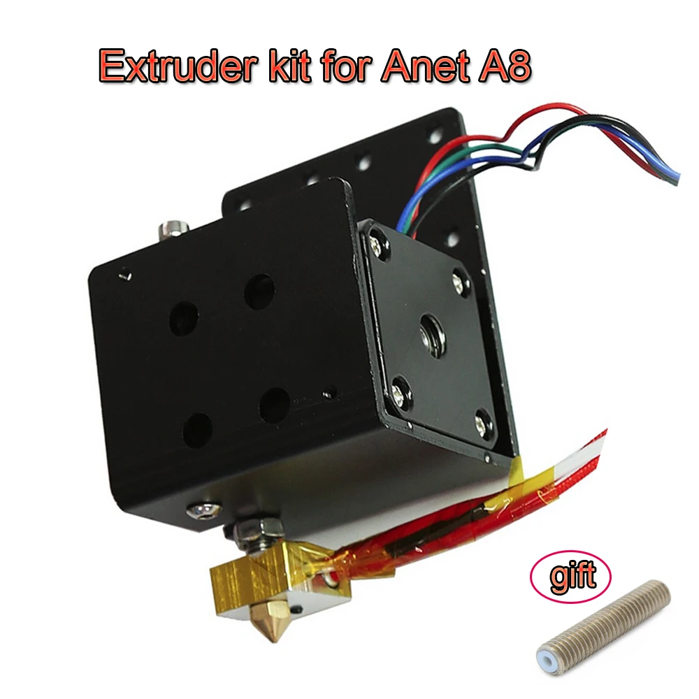 3D Printer Part of Head MK8 Extruder Motor Kit J head Hot End Nozzle Feed Inlet