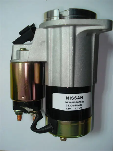 

starter 23300-F4U010 M0T65381 23300-GS20A use for Nissan k21 k25 quality guarranty forklift parts