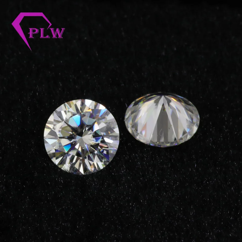 Включая сертификацию на продажу EF color 1 ct 6,5 мм VVS& VVS1 Round 3 Ex Brilliant Cut Moissanite для качества Скидки