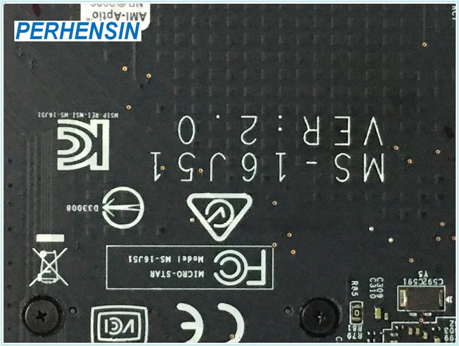 Для MSI GE62 6QD GE62vr MS-17951 ms-1795 Материнская плата ноутбука MS-16J51 MS-16J5 I7-7700HQ N17P-Q1-A2 REV 2,0 работают отлично