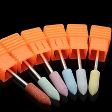 Силикагель для ногтей сверло точильный камень с головкой для электрического маникюра машина удаления УФ гель ногтей и твердые мертвые аксессуары для кожи