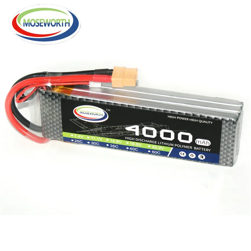 Аккумулятор Lipo 11 1 В 3S 4000 мАч 40C для радиоуправляемого квадрокоптера автомобиля