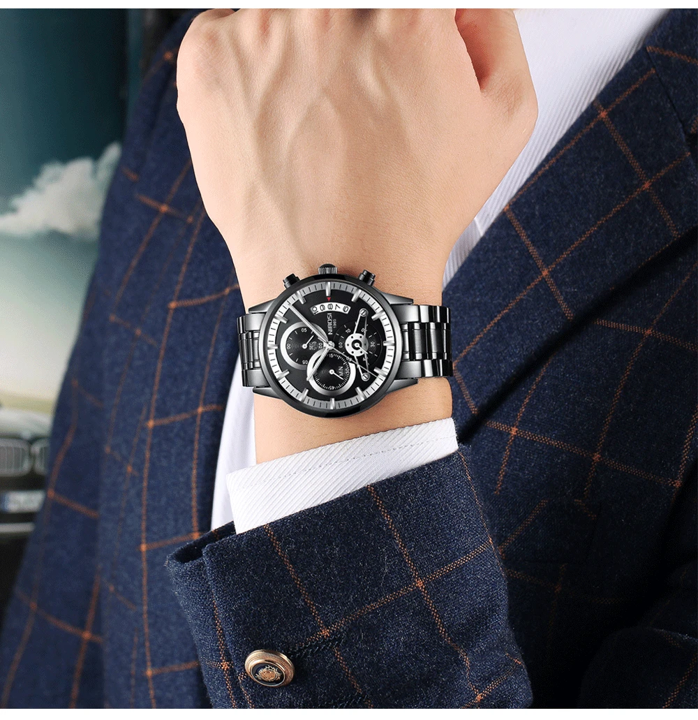 Luxury Watches Men High Quality Watches Men Luxury Brand Wristwatches Fashionable Erkek Kol Saati Metal Stainless steel Saat Man (26)
