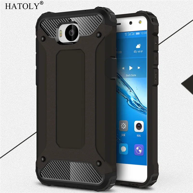 For Cover Huawei Y5 2017 Case Anti-knock Rugged Armor Hard Silicon Phone Bumper for | Мобильные телефоны и аксессуары