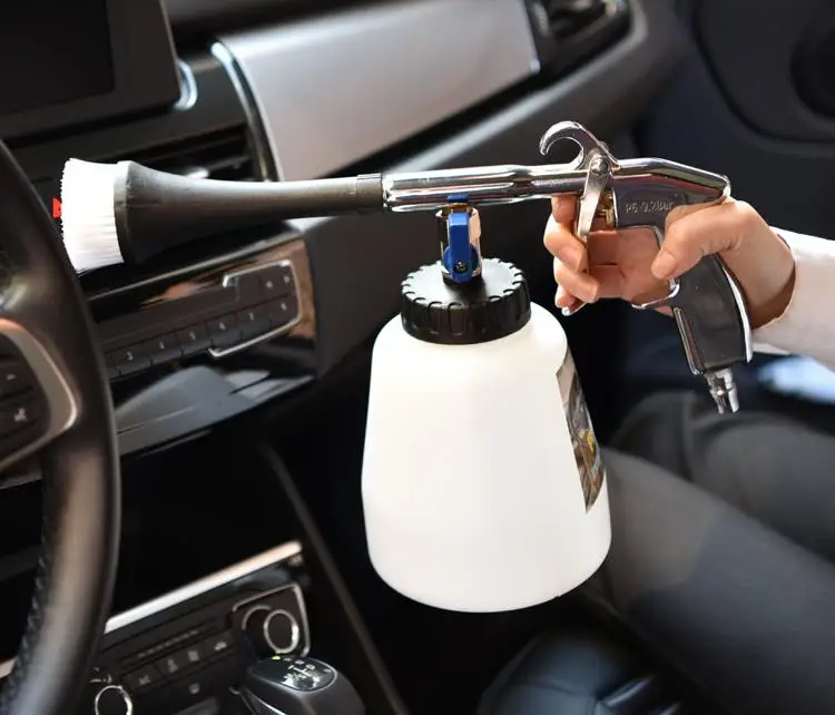 Baratos Interior del coche profundo de limpieza de alta presión pistola tornado de asiento de coche de techo brecha de limpieza de alta presión pistola herramienta de limpieza
