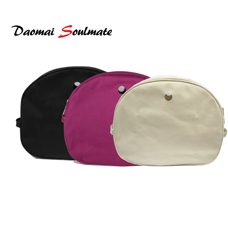 

Lining Insert Zipper Pocket Canvas Inner Pocket for Classic Omoon Obag for O Bag silicon bag women handbag accessories