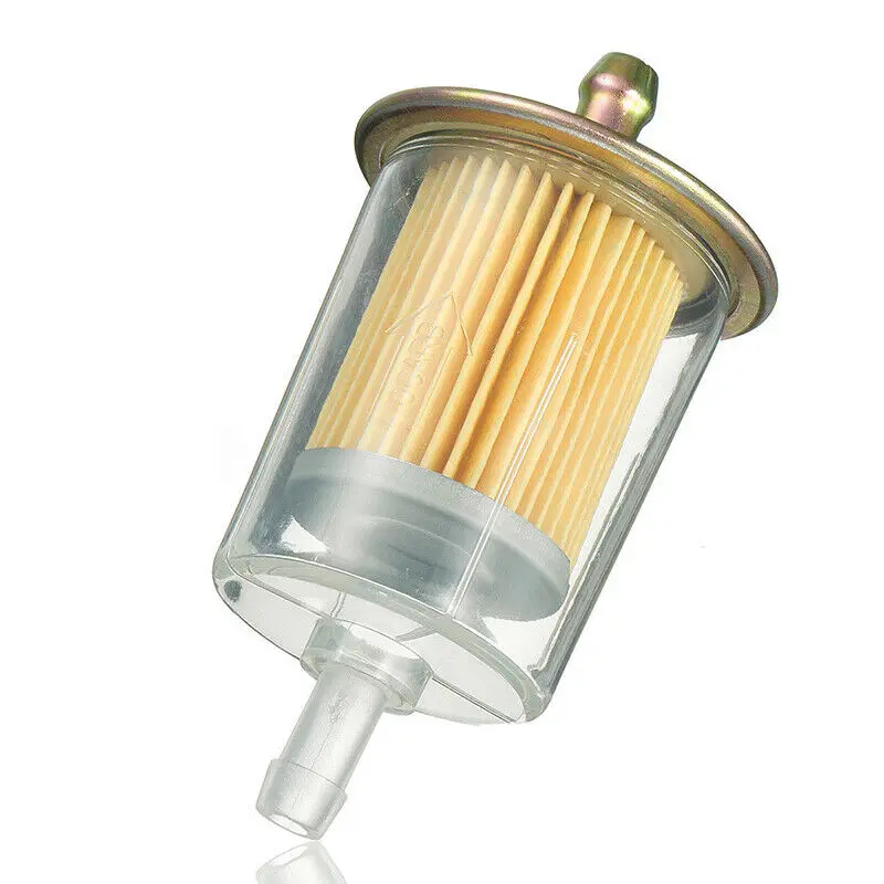 

5*Fuel Filters Auto Accessories Car Universal Motorcycle ATV Car Inline Gas Petrol Fuel Filter 8mm Replace 3/8 For Home Diy Tool
